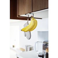 山崎実業 戸棚下ハンガー タワー 2個組 ブラック 774734 1個（直送品）