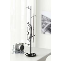 山崎実業 アクセサリーハンガー ブランチ 幅105×奥行90×高さ330～400mm ブラック 776986 1個（直送品）