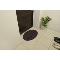 リッチェル 玄関マット　インドアマットSS　ネコ柄　1セット(2枚)（直送品）