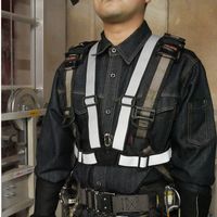 小野商事 WS9024 リフレクティブベスト ブラック 1着