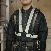 小野商事 WS9025 リフレクティブベスト グリーン 1着