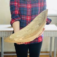 スパイス カービングウッド トレイ ボート AHGY1940 1個（直送品）