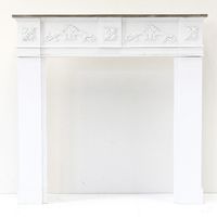 スパイス アンクルウッド マントルピース ホワイト MYDK2930 1個（直送品）