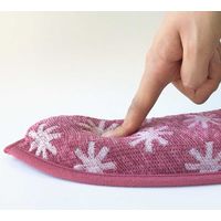 FUJIEI　マシュマロ便座クッションジャガード＋トイレマット　ステラPK（直送品）