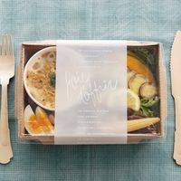 ヘッズ 無地フタ付デリボックス/クラフト-4 MK-DEB4 1セット(1パック(50枚)×10)