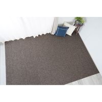 スミノエ ピースカーペット ホームシェル 江戸間10帖 3520×4400mm ブラウン 4955141413034 1枚（直送品）