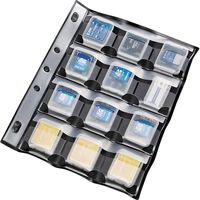 サンワサプライ メモリーカードファイルシート(クリアケース用・3シート入り) FC-MMC9BKN 1個