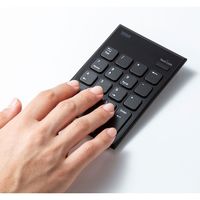 サンワサプライ 静音Bluetoothテンキー NT-BT23BK 1個（直送品）