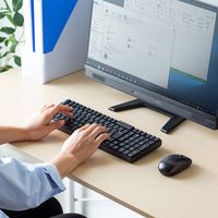 サンワサプライ ワイヤレスキーボード SKB-WL34BK 1個