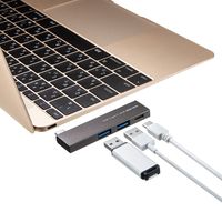 サンワサプライ USB Type-C 3ポートスリムハブ USB-3TCH22S 1個（直送品）