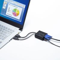 サンワサプライ HDMI信号VGA変換コンバーター VGA-CVHD6 1個
