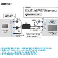 サンワサプライ マルチ入力HDMI変換コンバータ VGA-CVHDMLT 1個（直送品）