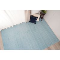 スミノエ ピースカーペット ホームミスト 江戸間3帖 1760×2610mm ブルー 4549781234076 1枚（直送品）