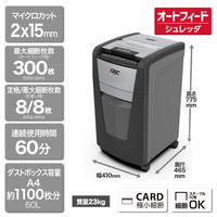 アコ・ブランズ・ジャパン　A4　マイクロクロスオートフィードシュレッダー（最大セット枚数300枚/60L）300AFM-E