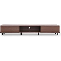 アイリスオーヤマ テレビ台 TV台 幅180cm AVボード ボックスタイプ BAB-180A ウォールナット（直送品）