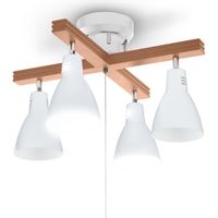 アイリスオーヤマ 4灯シーリングライト クロスタイプ CL-4E26CW-W 1台（直送品）