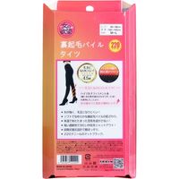 トレイン 女の欲望 裏起毛パイルタイツ 220デニール ブラック M-Lサイズ　1枚入×4セット（直送品）