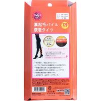 トレイン 女の欲望 裏起毛パイル腹巻タイツ 220デニール ブラック L-LLサイズ 1枚入×5セット（直送品）