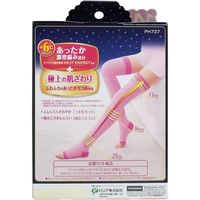 スリムウォーク ふわモコ美脚プレミアム おやすみ用 ピンク M-Lサイズ　1足入×2セット ピップ（直送品）