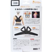 モリトジャパン スタイリーズ・ユナイター 姿勢サポートベルト ブラック Lサイズ 5531L 1セット(2枚)
