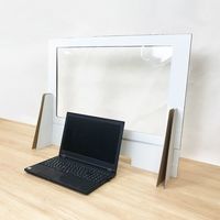 段ボール デスクトップパーティション 幅900×奥行200×高さ700mm PTS-D9070-10P 1セット（10台入）