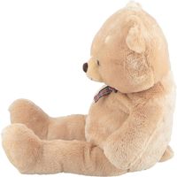 不二貿易 ぬいぐるみ ベア ミルク 幅500×奥行600×高さ1000mm ベージュ 19501（直送品）