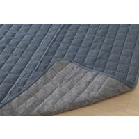 不二貿易 キルトラグ グレー 1850×1850mm グレー 37535（直送品）