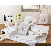 西川 スヌーピータオルギフト フェイスタオル2枚 ギフト 2276-29888 1セット（直送品）