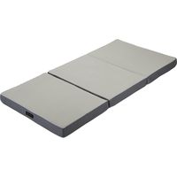 西川 健康敷きふとんRAKURA ワイドシングル シルバー 三つ折 体圧分散 2460-10342 1点（直送品）