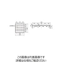 杉田エース 浴室すのこ 280 アイボリー 431203 1セット(2個)（直送品）