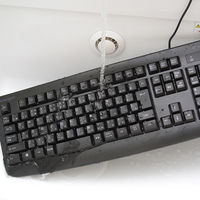 有線キーボード 　防水/抗菌性ABS/USB接続/Pro Fit ウォッシャブルキーボード/K64407JP ブラック 1個 Kensington