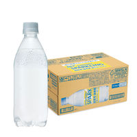 サントリー 天然水SPARKLINGレモン 500ml ラベルレスボトル 1箱（24本入）