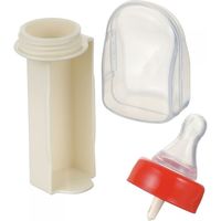 リッチェル おでかけランチくん 液体ミルク用乳首 新生児から用 丸穴　1個入×8セット（直送品）