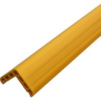 OMSORG(オムソリ) ショックガード(両端キャップ付) 黄 65×1m 清水 1セット（直送品）