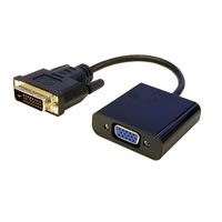DVI-VGA 変換アダプター DVI[オス]-VGA[メス] VV-DVIVGA-DO 1個 Vodaview