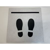 フェアトーン SDタイル ソーシャルディスタンス用 OTタイル 500×500mm SD-002 1セット(10枚入)（直送品）