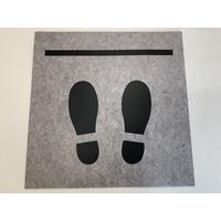 フェアトーン SDタイル ソーシャルディスタンス用 OTタイル 500×500mm SD-004 1セット(10枚入)（直送品）