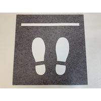 フェアトーン SDタイル ソーシャルディスタンス用 OTタイル 500×500mm SD-005 1セット(2枚入)（直送品）