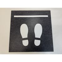 フェアトーン SDタイル ソーシャルディスタンス用 OTタイル 500×500mm SD-008 1セット(10枚入)（直送品）