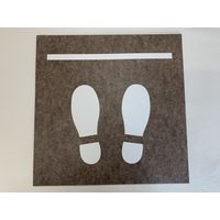 フェアトーン SDタイル ソーシャルディスタンス用 OTタイル 500×500mm SD-013 1セット(2枚入)（直送品）