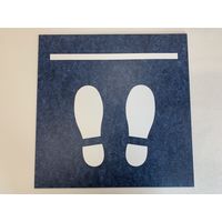 フェアトーン SDタイル ソーシャルディスタンス用 OTタイル 500×500mm SD-015 1セット(2枚入)（直送品）