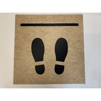 フェアトーン SDタイル ソーシャルディスタンス用 OTタイル 500×500mm SD-019 1セット(2枚入)（直送品）