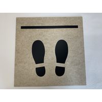 フェアトーン SDタイル ソーシャルディスタンス用 OTタイル 500×500mm SD-018 1セット(10枚入)（直送品）