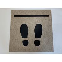 フェアトーン SDタイル ソーシャルディスタンス用 OTタイル 500×500mm SD-021 1セット(2枚入)（直送品）