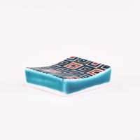 青郊 九谷焼 箸置 石畳文 HC-01-16p 16個（直送品）