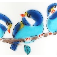 青郊 【九谷焼】縁起ちょこ 山雀 KSO-11-8p 8個（直送品）