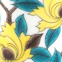 青郊 【九谷焼】縁起ちょこ 色絵牡丹 KSO-17-8p 8個（直送品）