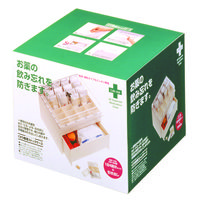 シンコハンガー くすり整理ストックケース アイボリー 1個