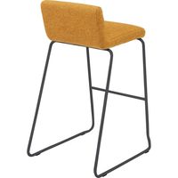 藤沢工業 FRENZ LDPシリーズ ハイスツール オレンジ×ブラック LDP-H2-BK 1セット(2脚入)（取寄品）