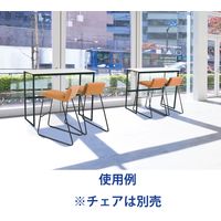 藤沢工業 FRENZ LDPシリーズ ハイカウンター 幅1300×奥行400×高さ1005mm ブラック LDP-HT1340-BK 1台（取寄品）